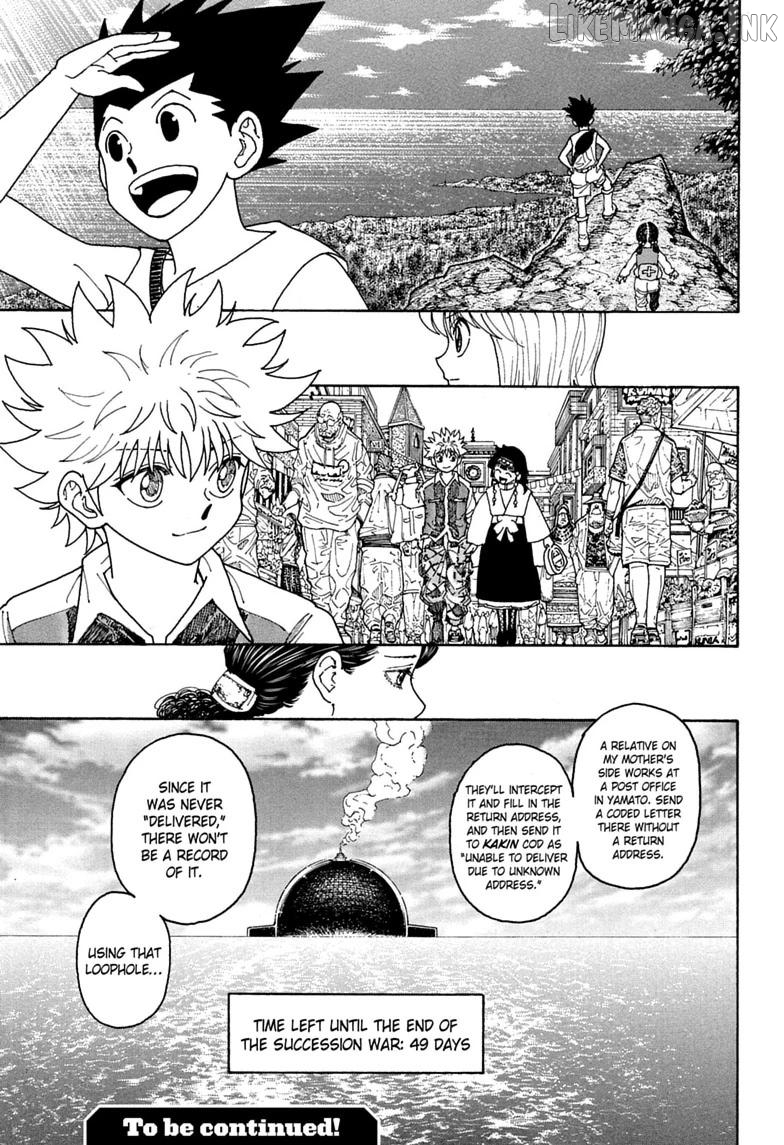 Hunter x Hunter, Chapter 414 image 19